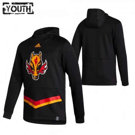 Lapsille NHL Calgary Flames Blank 2020-21 Reverse Retro Pullover Hooded Sweatshirt